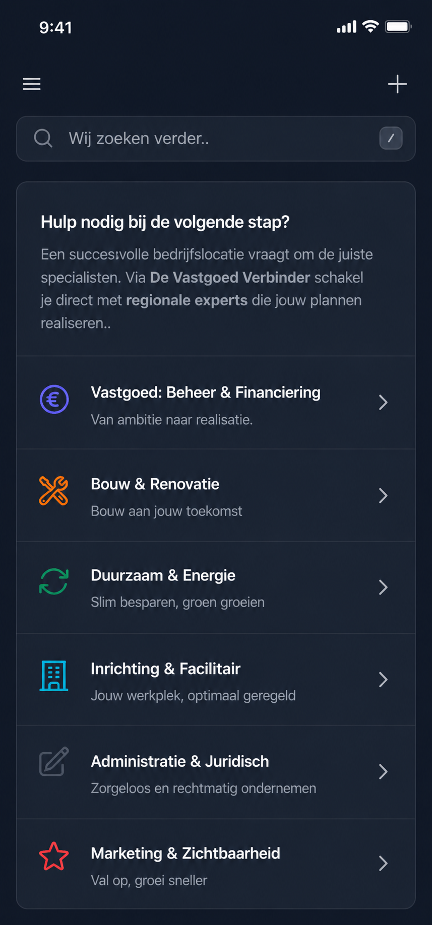 Weergave expertises